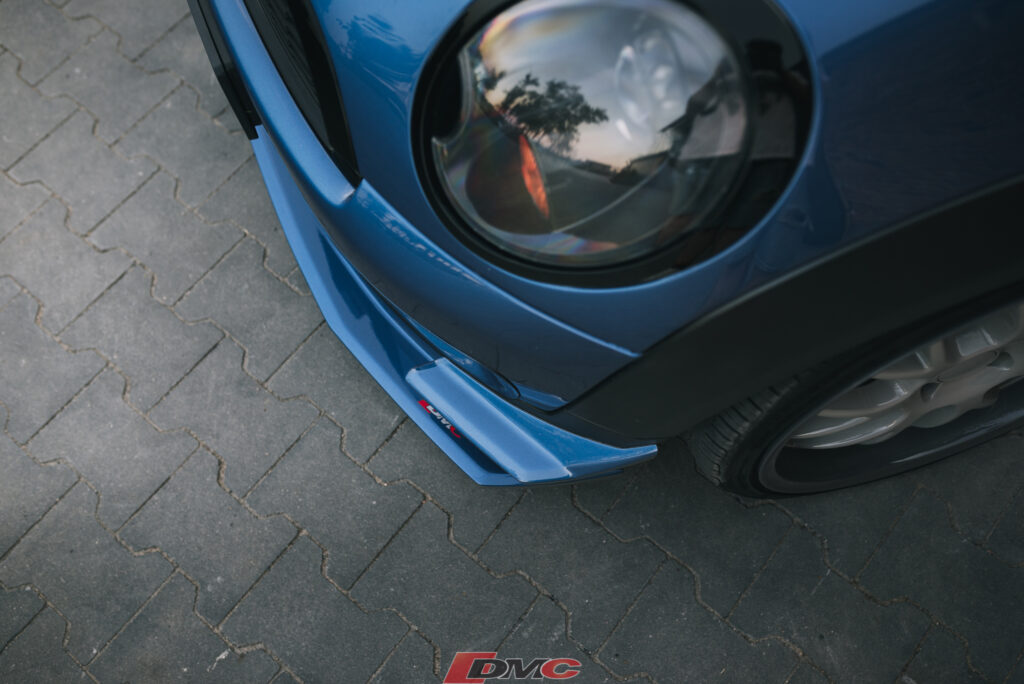 Mini Cooper R56 DTM Wings und Frontspoiler in Detailansicht