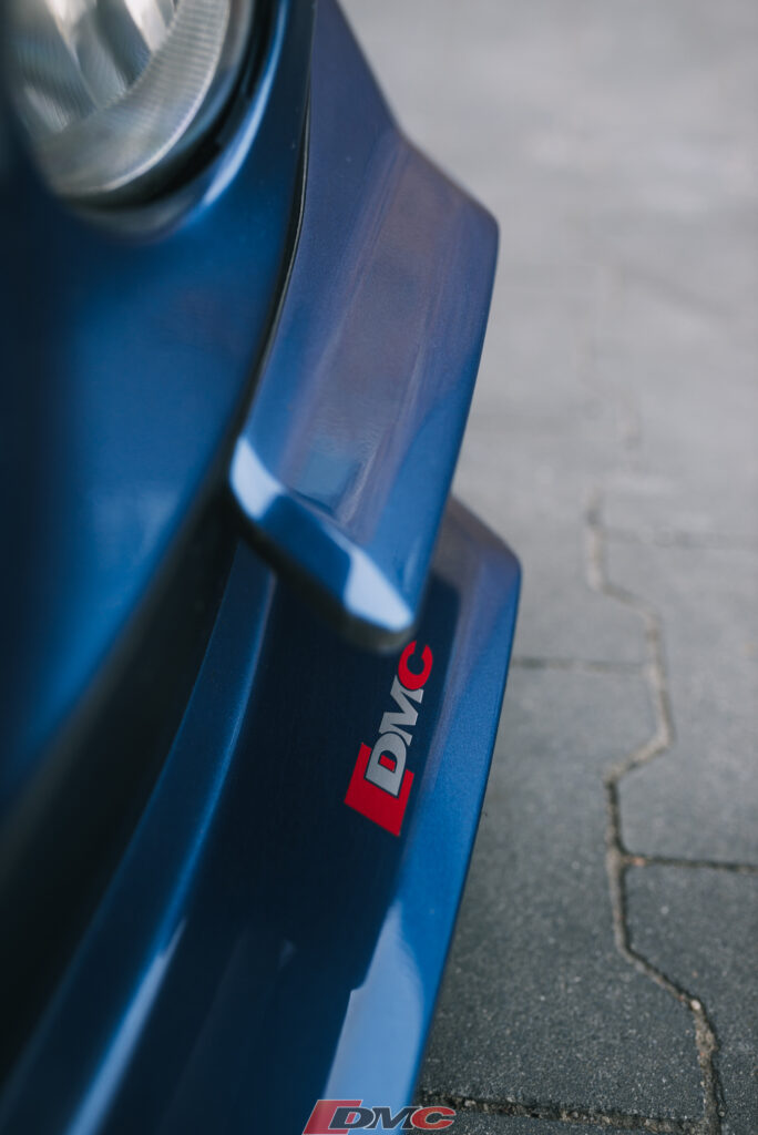 Mini Cooper R56 DTM Wings und Frontspoiler in Nahaufnahme