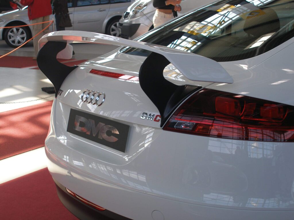 Audi TT 8J DMC Heckspoiler H2 Detailaufnahme