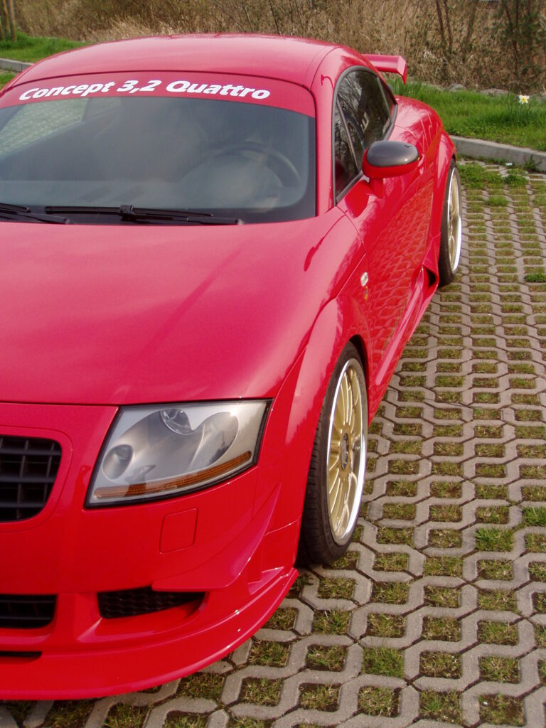 Audi TT 8N DMC DTM Flaps (Canards) roter TT